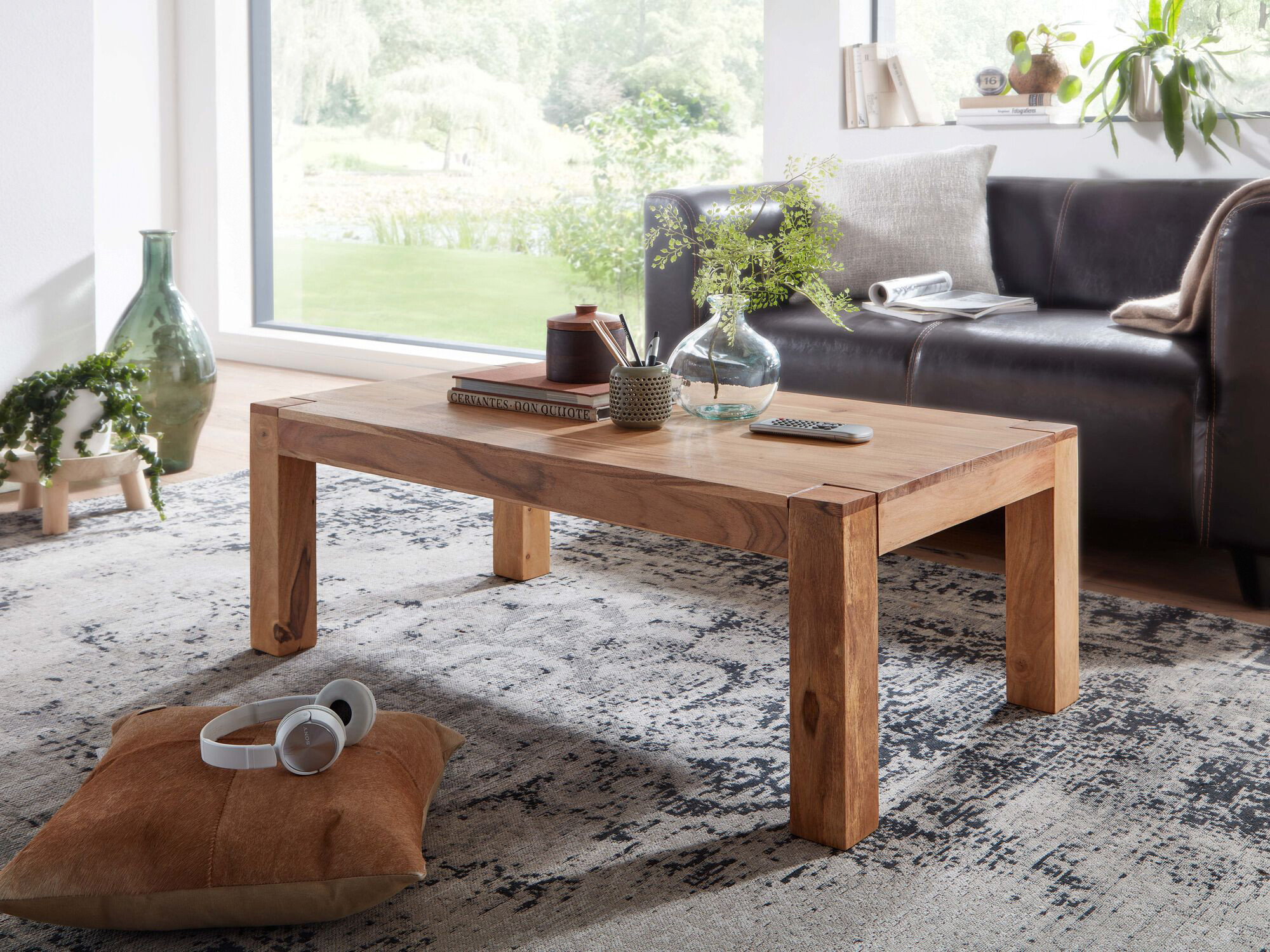 Wohnling Couchtisch braun B/H/T: ca. 110x40x60 cm