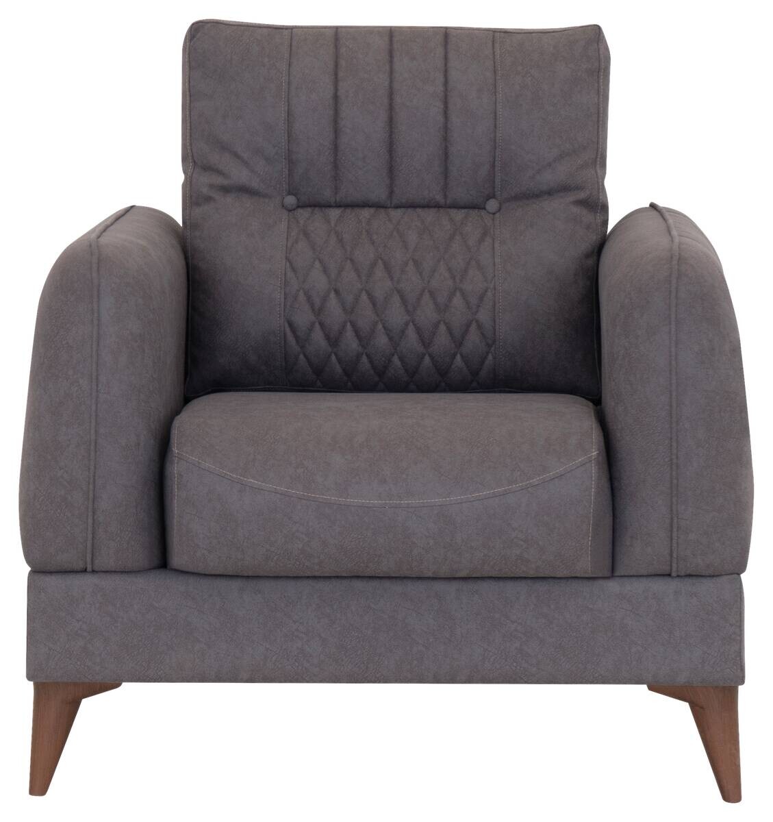 Sofa 3-2-1 Mislina blaugrau Microfaser