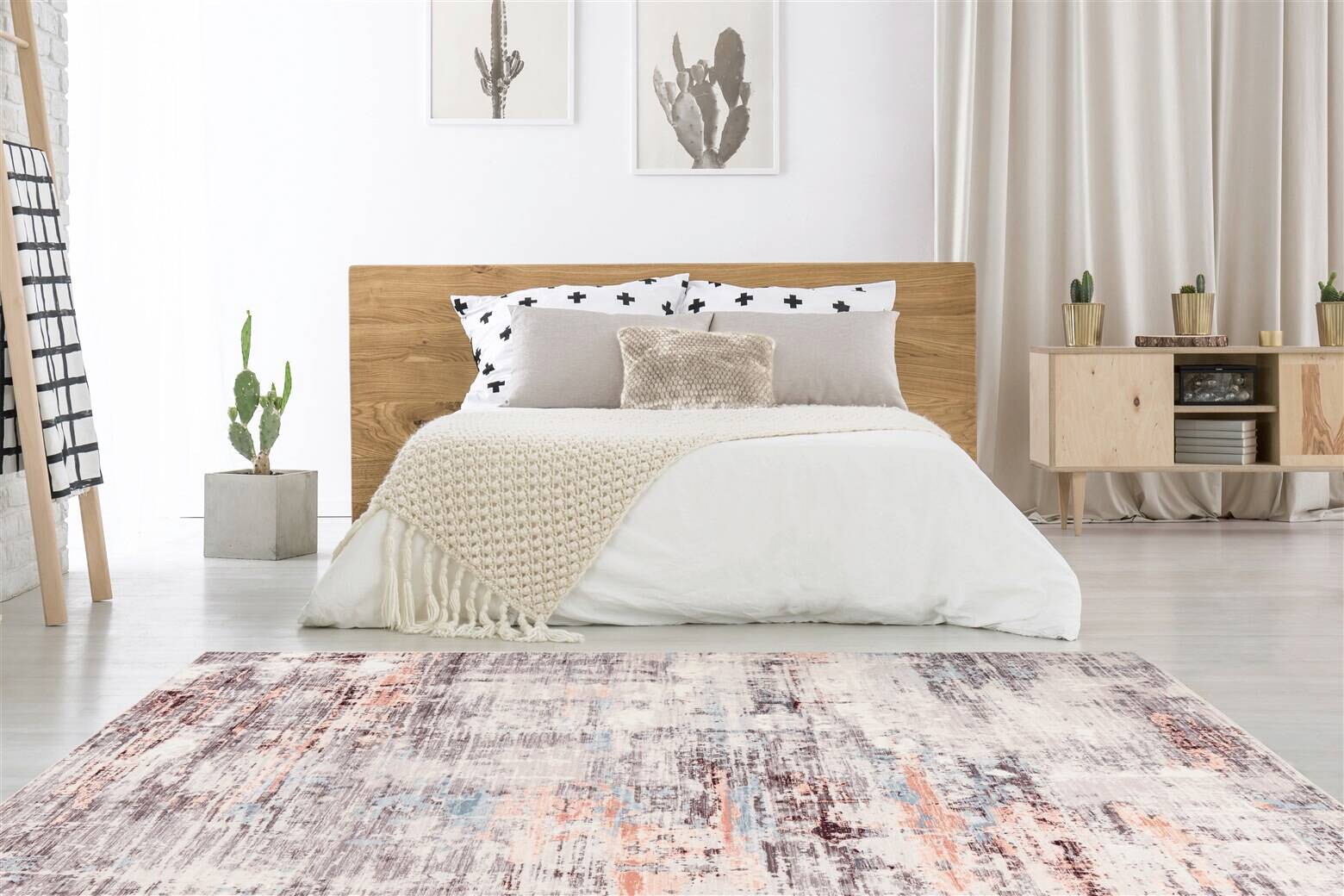 Padiro Kurzflorteppich Piemont 625 mehrfarbig B/H/L: ca. 120x1,1x170 cm