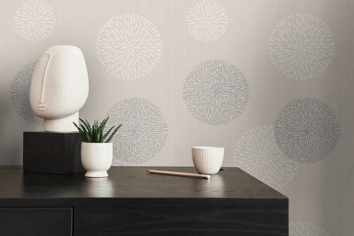 A.S.Creation Vliestapete Best of Vlies Punkte beige B/L: ca. 53x1005 cm