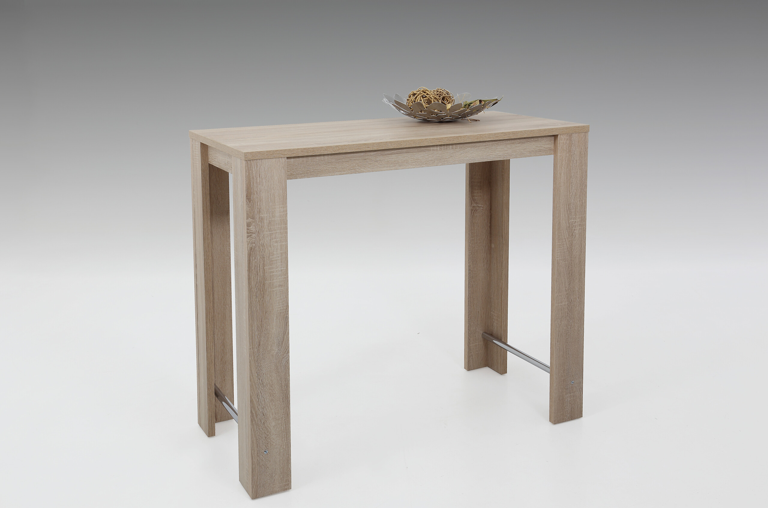 Essgruppe Yvonne Eiche anthrazit Metall B/H/T: ca. 120x108x58 cm