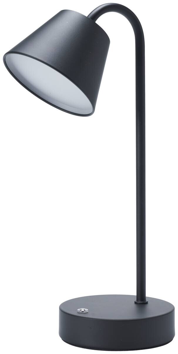 POCOline LED-Tischleuchte Darla schwarz Metall B/H/L: ca. 11x31x11 cm