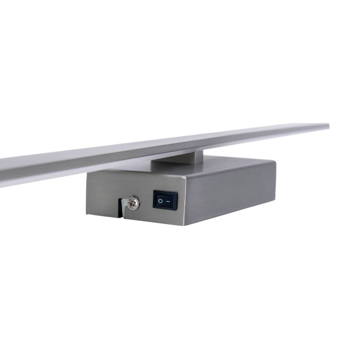 Näve Leuchten LED-Leuchten 1386750 nickel matt Metall Kunststoff B/H/T: ca. 4,5x62x10 cm 1 Brennstellen