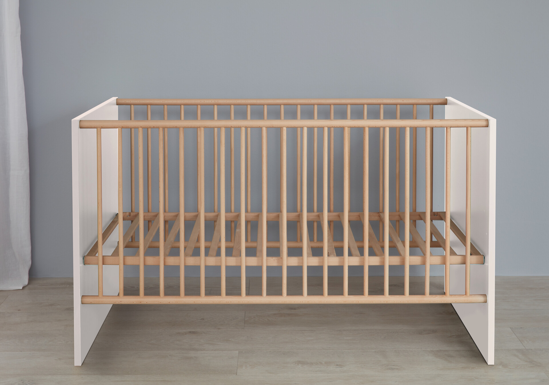 Babybett Mats weiß B/H/T: ca. 144x83x78 cm