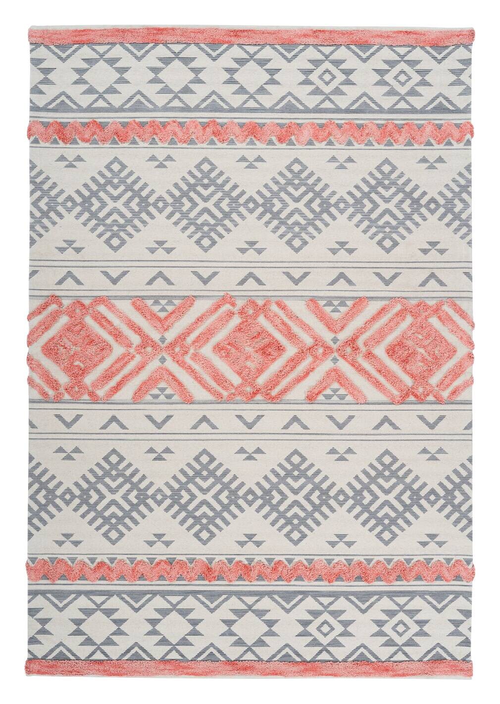 Arte Espina Kurzflorteppich Ethnie 225 grau B/H/L: ca. 200x1x290 cm