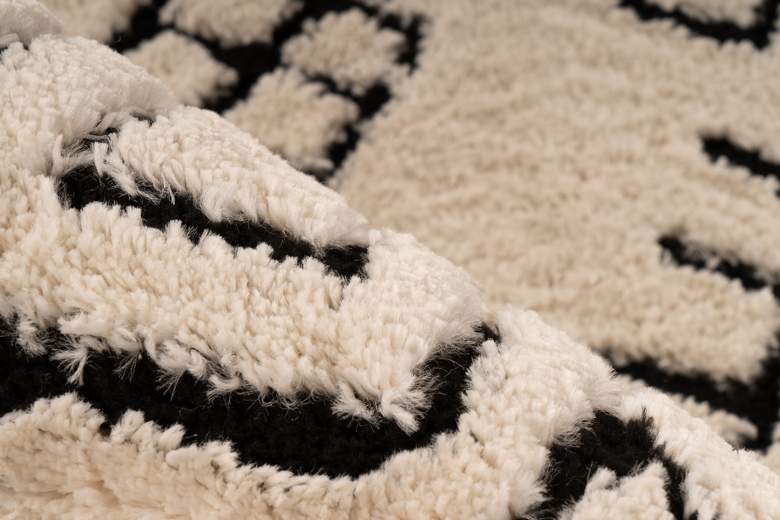 Kayoom Kurzflorteppich Loris 525 weiß B/H/L: ca. 160x2,2x230 cm