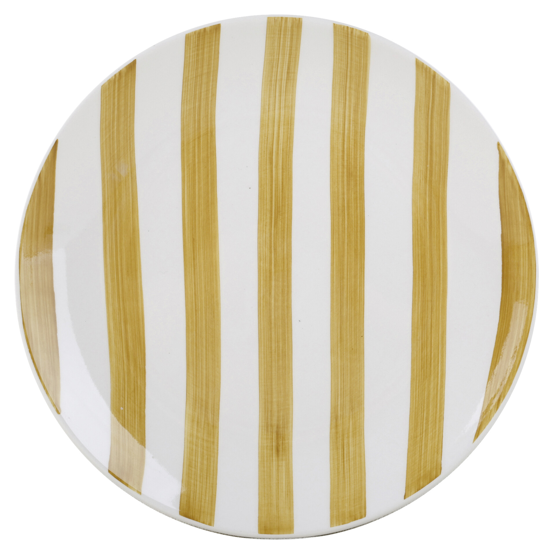 Teller weiß Keramik H/D: ca. 2,8x27 cm