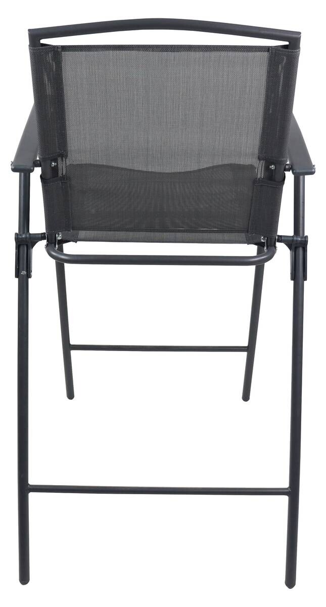 VCM Gartensitzgruppe Garlos anthrazit Stahl B/H/L: ca. 70x108x70 cm