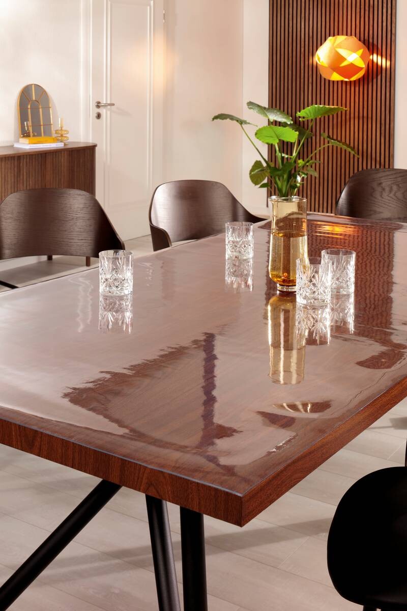 Abwaschbarer Tischbelag transparent B: ca. 100 cm