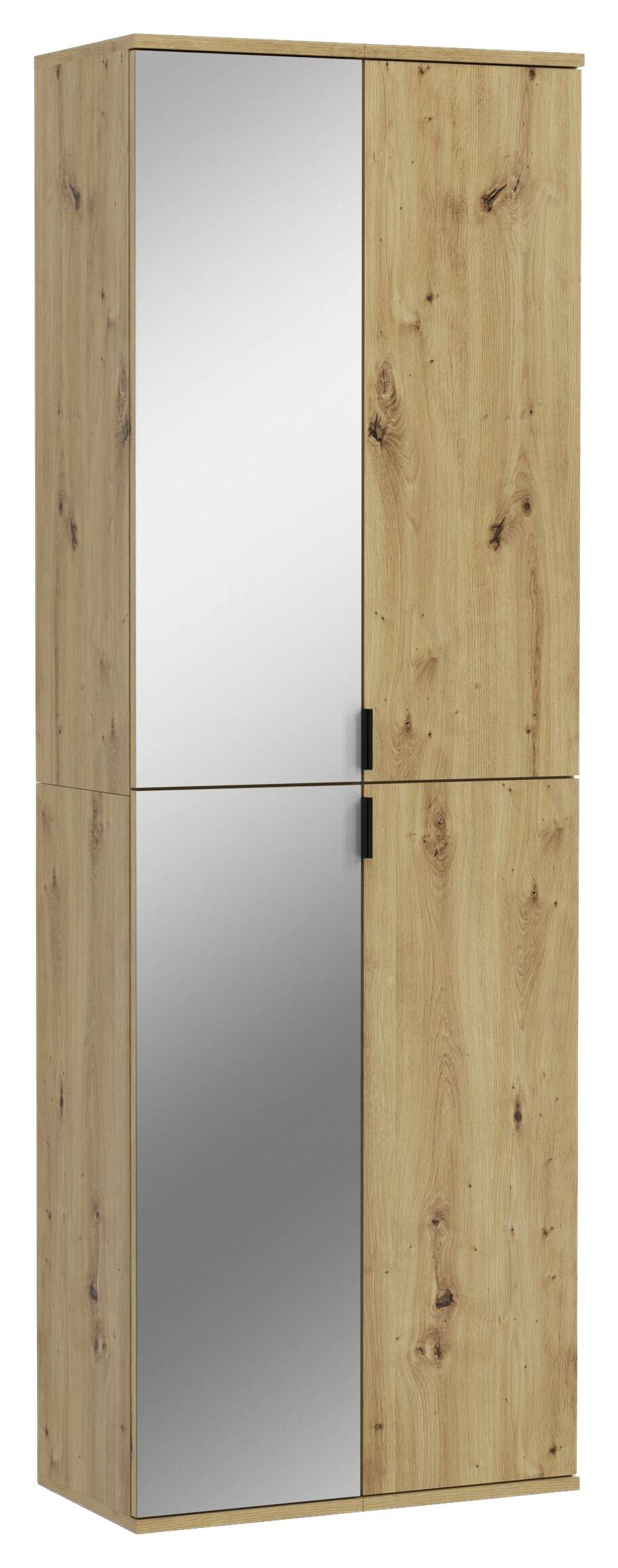 Garderobe PROJEKT Eiche Artisan Nachbildung Spiegel B/H/T: ca. 60x193x34 cm