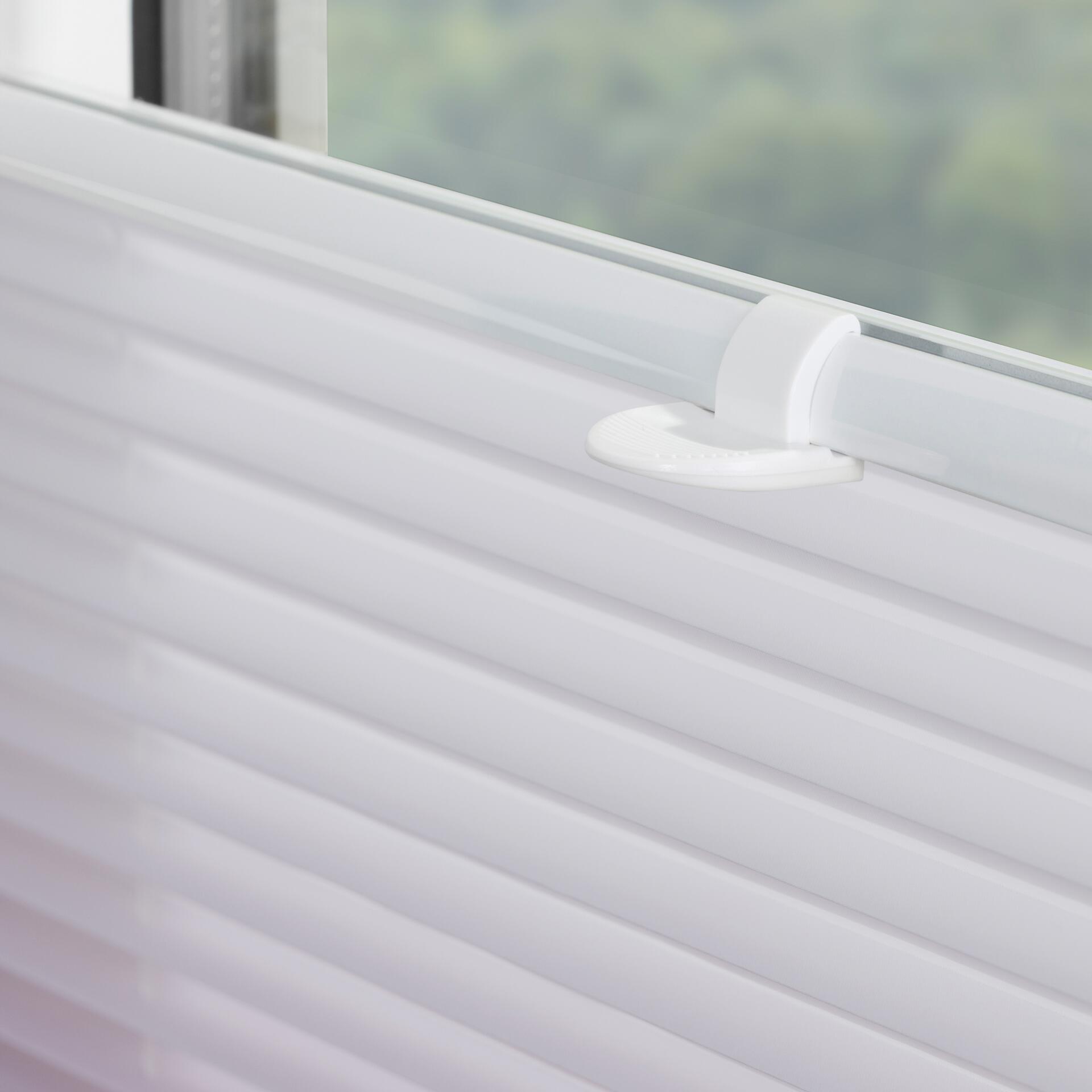 LICHTBLICK Spannplissee Farbverlauf lila B/L: ca. 45x130 cm