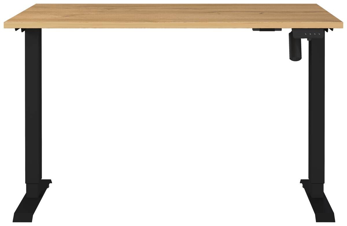 Schreibtisch 8022-582 Eiche Grand-Son Nachbildung schwarz B/H/T: ca. 120x118x80 cm