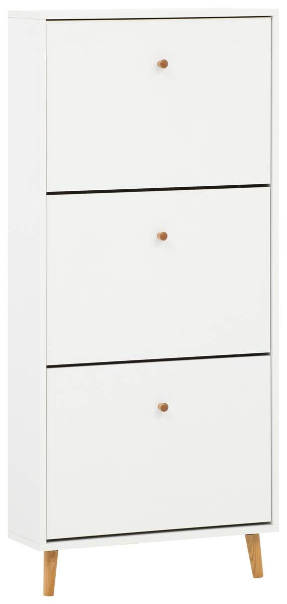 Schuhkipper Bjarne weiß matt B/H/T: ca. 59,8x131x19,55 cm Schuhkipper Bjarne weiß matt B/H/T: ca. 59,8x131x19,55 cm