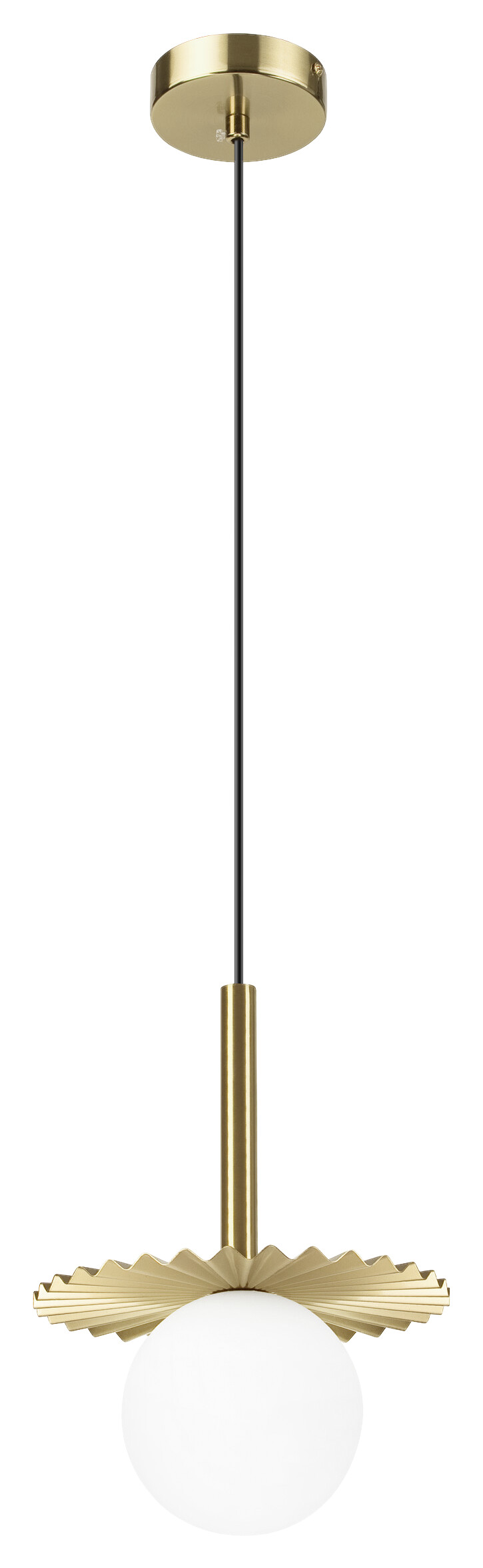 Lamkur Hängeleuchte Kupfer Glas Stahl B/H/L: ca. 120x20x20 cm G9 1 Brennstellen