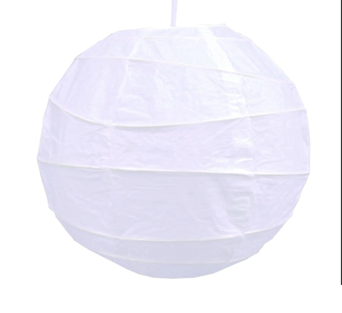 Sensation Papierschirm Caro weiß Metall H/D: ca. 38x40 cm E27 1 Brennstellen