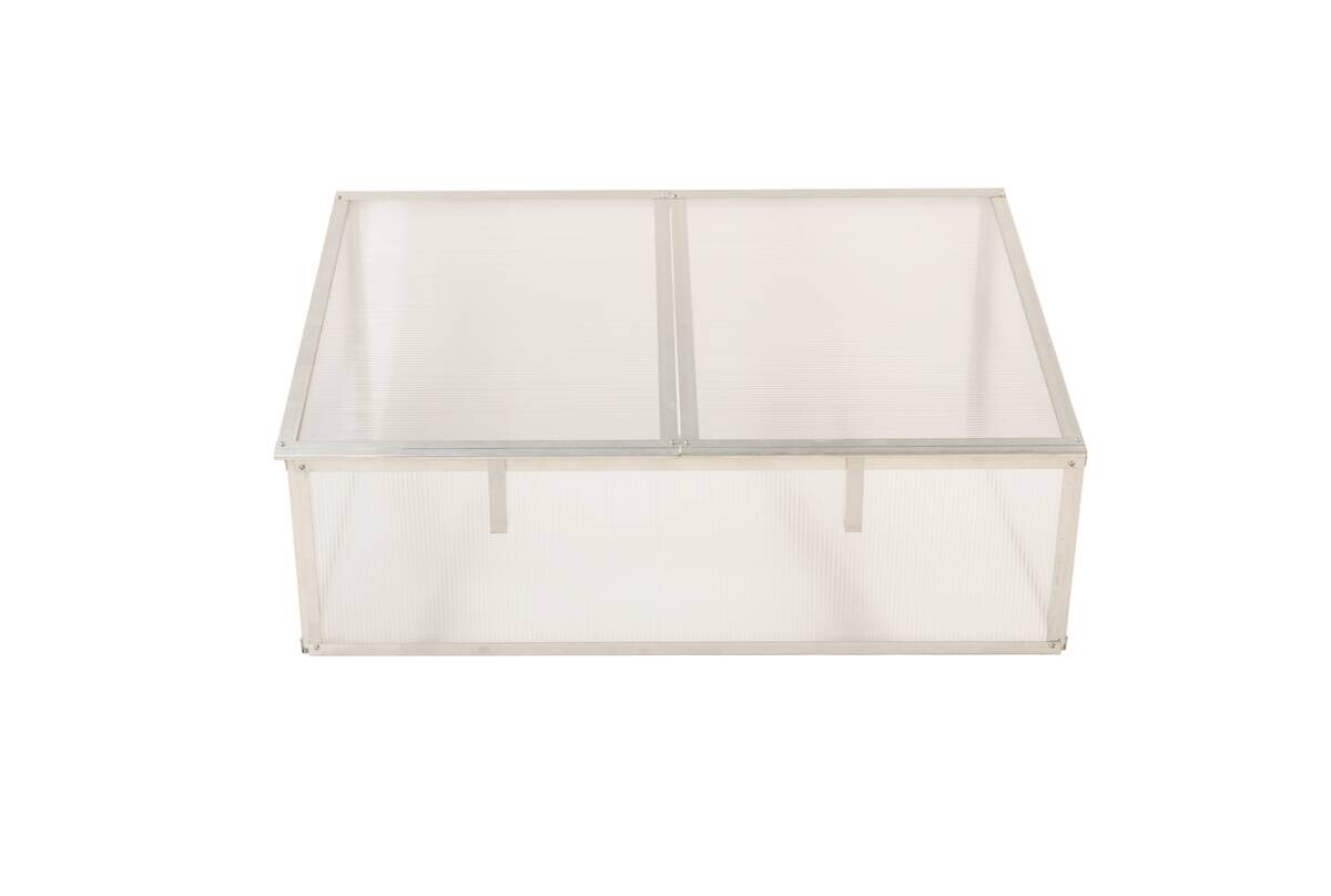 Westmann Frühbeetaufsatz Genus silber B/H/L: ca. 95x29x62 cm