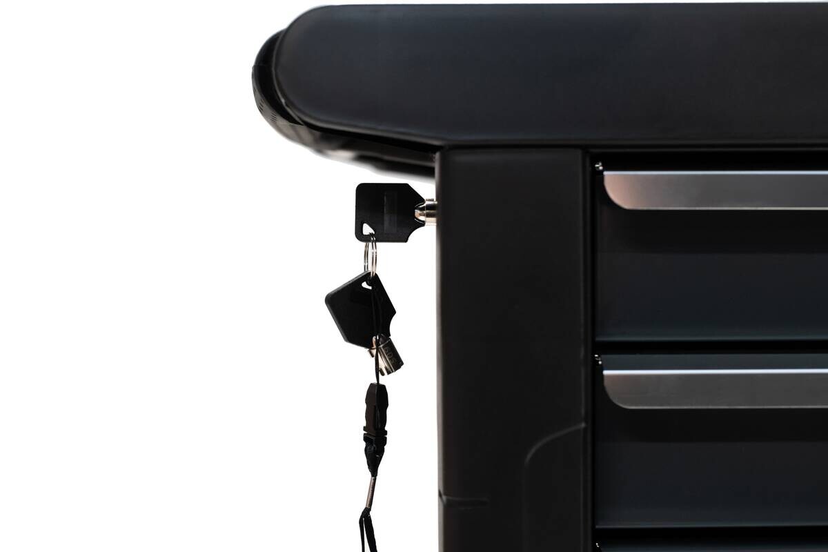 Werkstattwagen Mento anthrazit B/H/L: ca. 47x96x77 cm