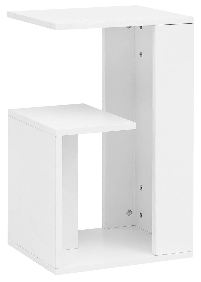 Beistelltisch weiß Holzwerkstoff B/H/T: ca. 35x61x30 cm