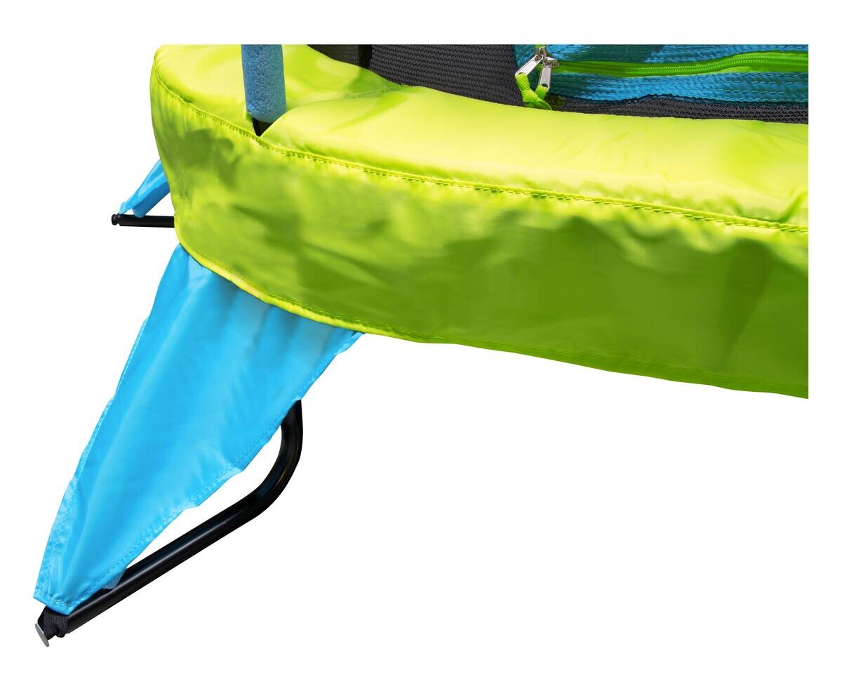 Hudora Trampolin Safety 140 blau B/H/L: ca. 195x188x195 cm