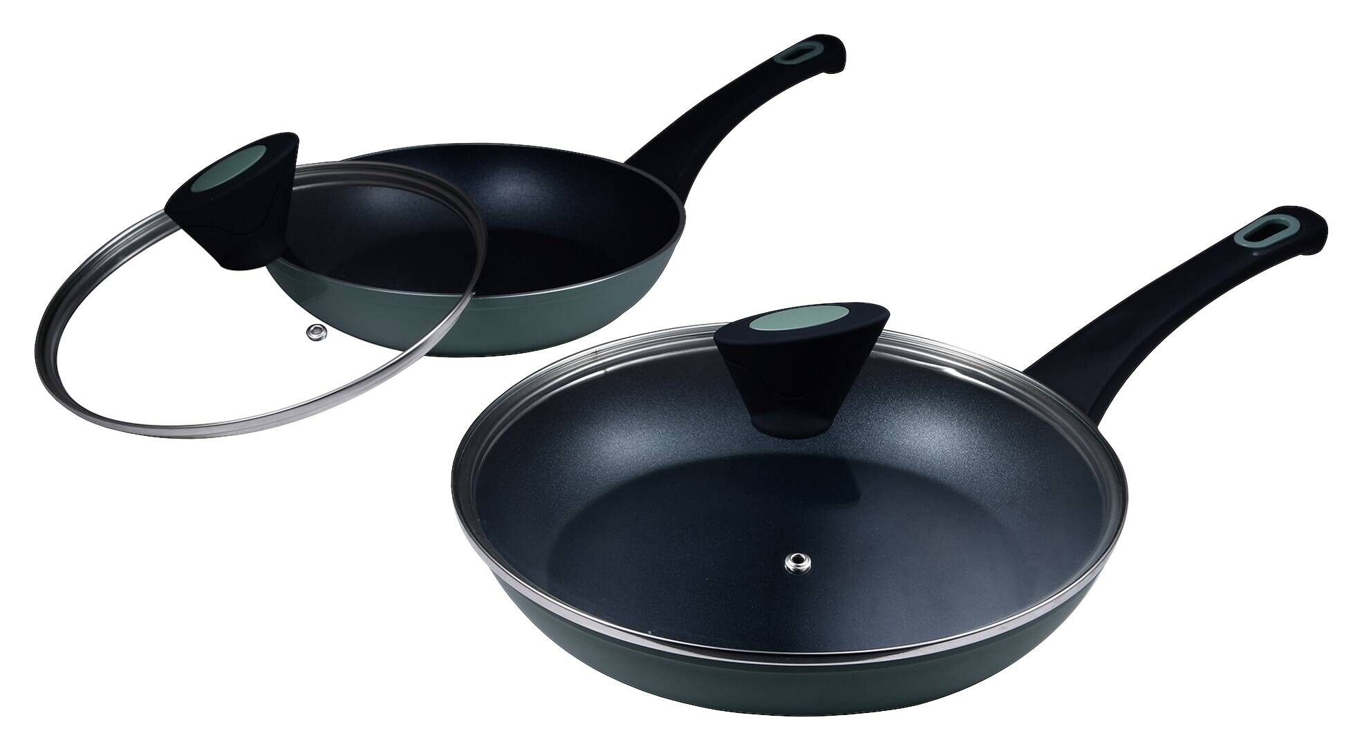 SAN IGNACIO Pfannenset ICAN schwarz Aluminium 4 tlg.