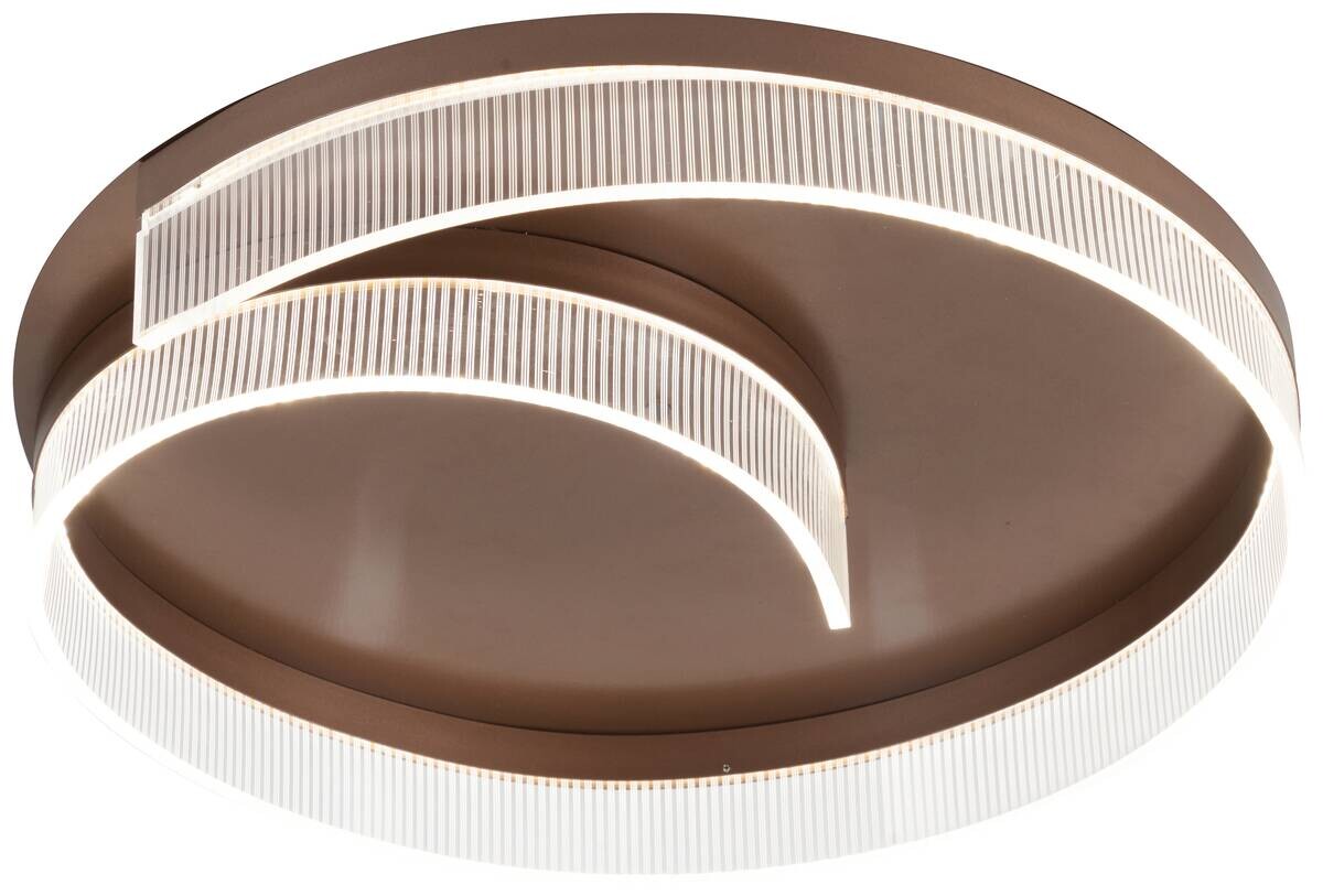 POCOline LED-Deckenleuchte Alena Cappuccino Metall H/D: ca. 10x50 cm