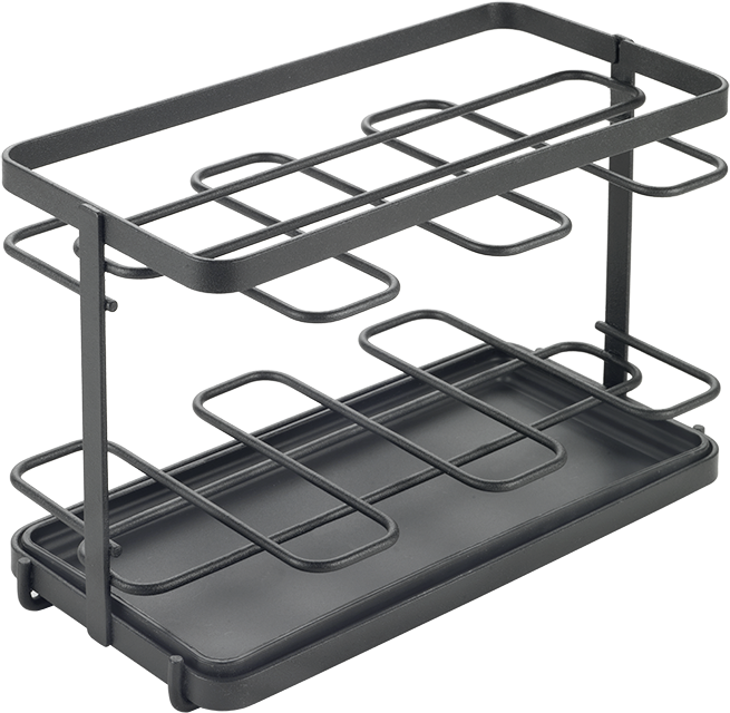 Metaltex Organizer schwarz Eisen B/H/L: ca. 23x15x11 cm