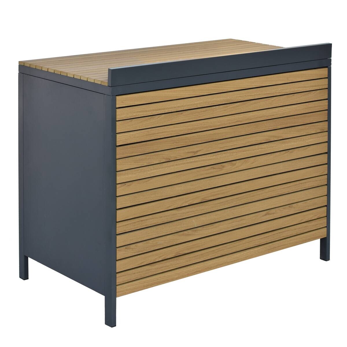 POCOline Outdoor-Küchenmodul anthrazit Aluminium B/H/L: ca. 110x89x61,5 cm
