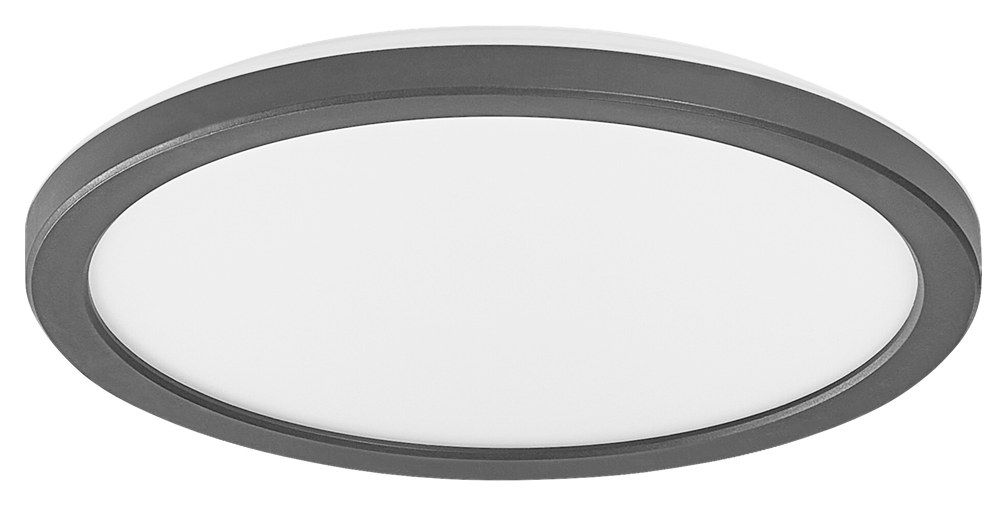 LEDVANCE Deckenleuchte Orbis schwarz weiß Kunststoff H/D: ca. 2,7x23,5 cm