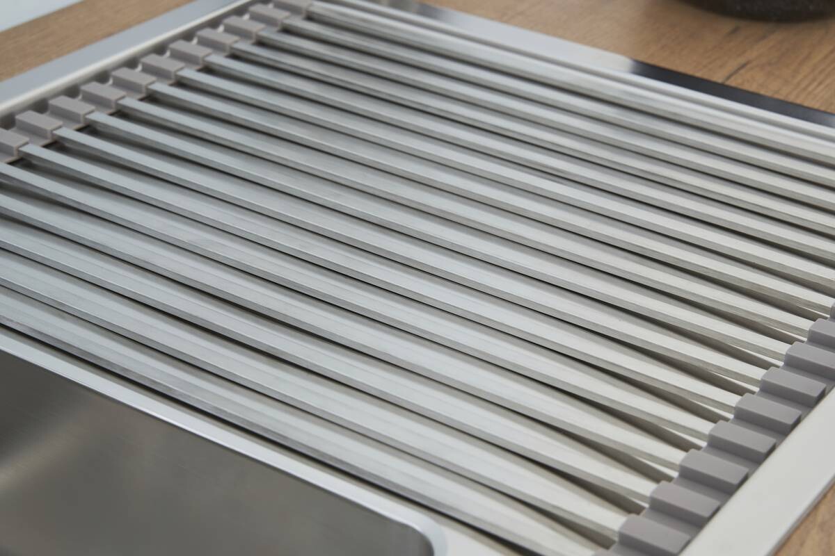 Respekta Einbauspüle Chicago 100 x 50 Edelstahl B/H/T: ca. 100x19x50 cm