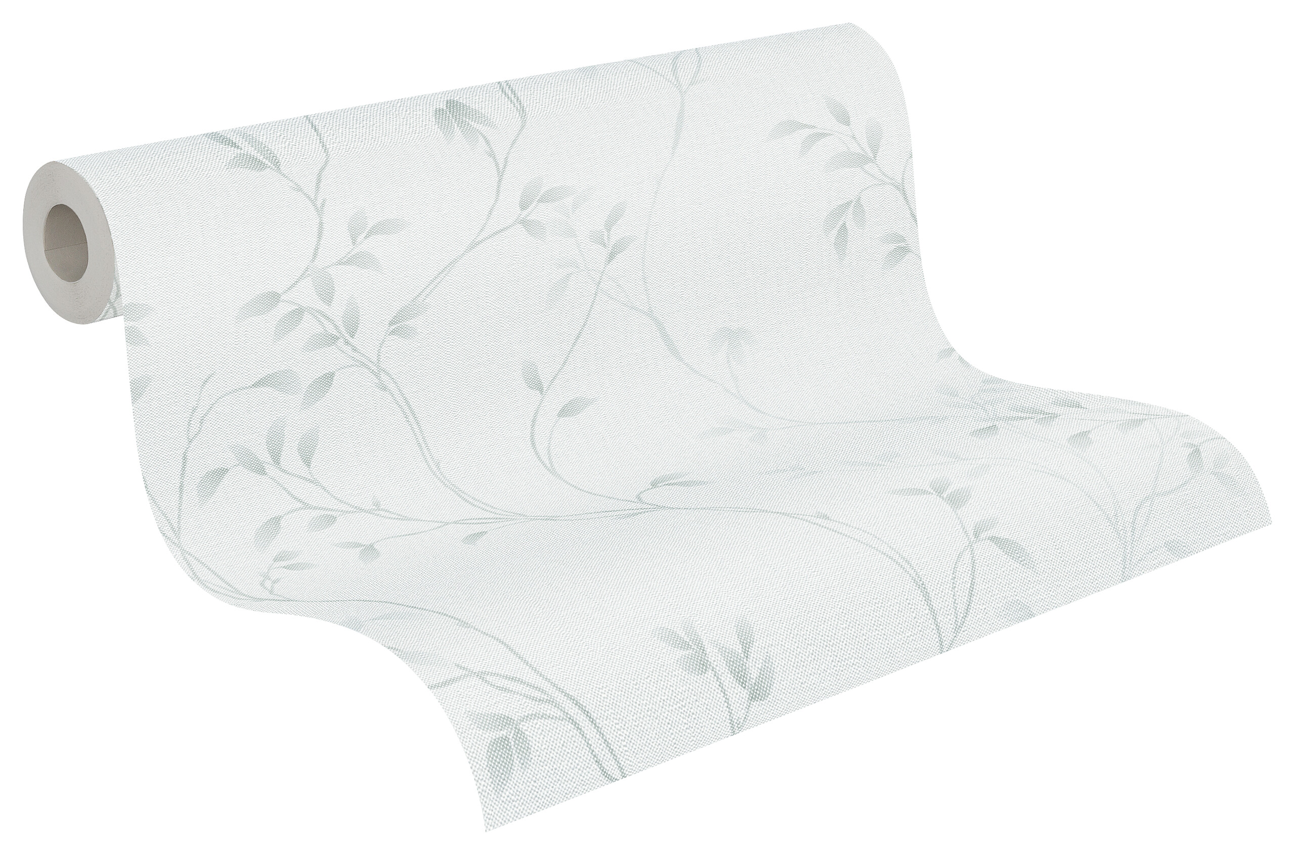 A.S.Creation Vliestapete weiß grau B/H/D: ca. 53x1005x8,8 cm