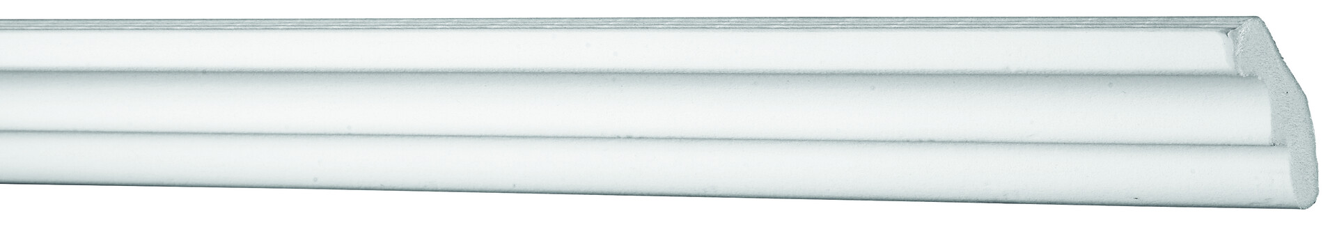 Zierprofil weiß B/H/L: ca. 4x5x200 cm