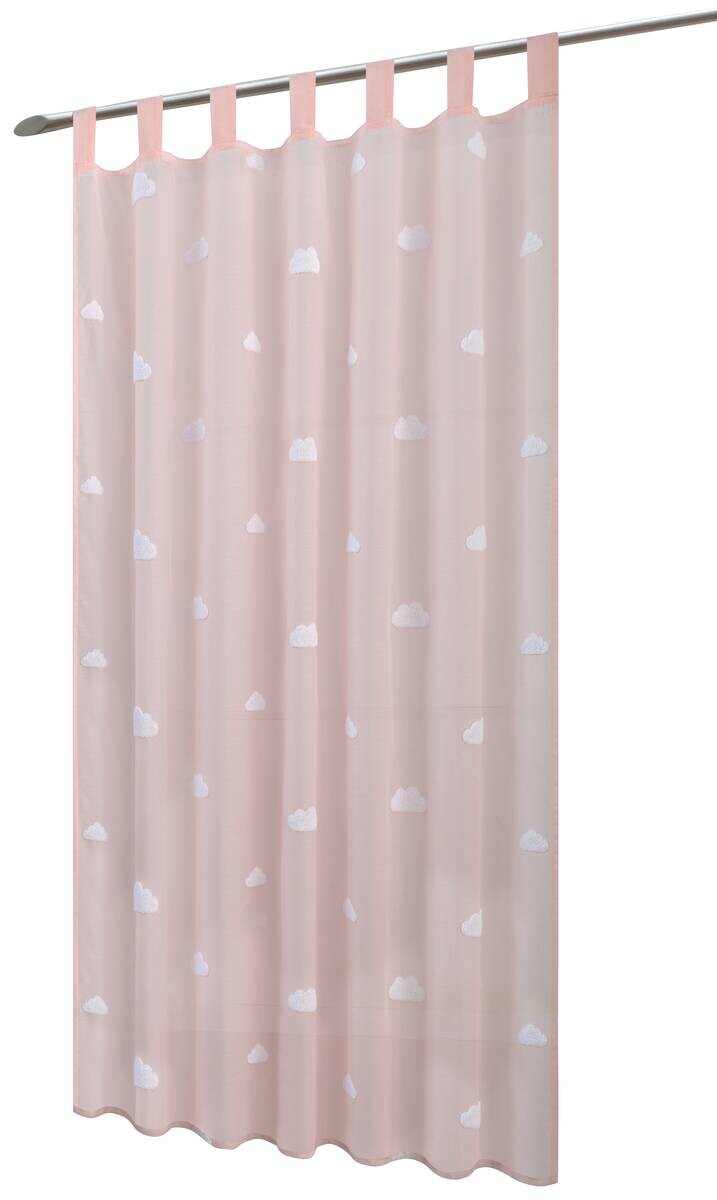 POCOline Kombivorhang Clouds rosé B/L: ca. 140x175 cm
