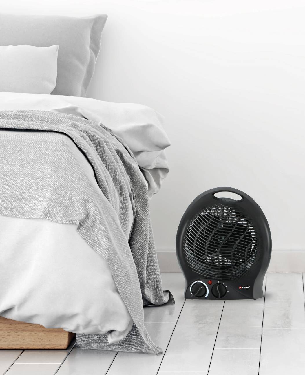 alpina Heizlüfter 2391 schwarz Kunststoff B/H/T: ca. 22x27x13 cm ca. 2000 W