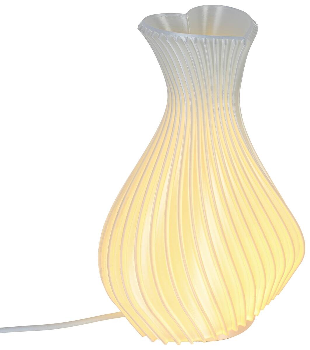 Nolo LED-Tischleuchte Ariane weiß B/H/T: ca. 11,4x11,4x18,5 cm