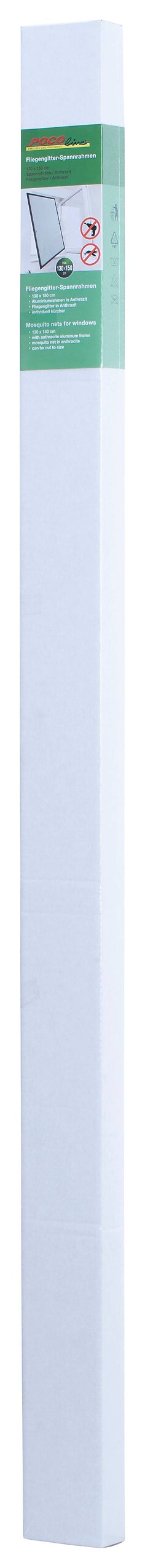 Fliegengitter anthrazit B/L: ca. 130x150 cm