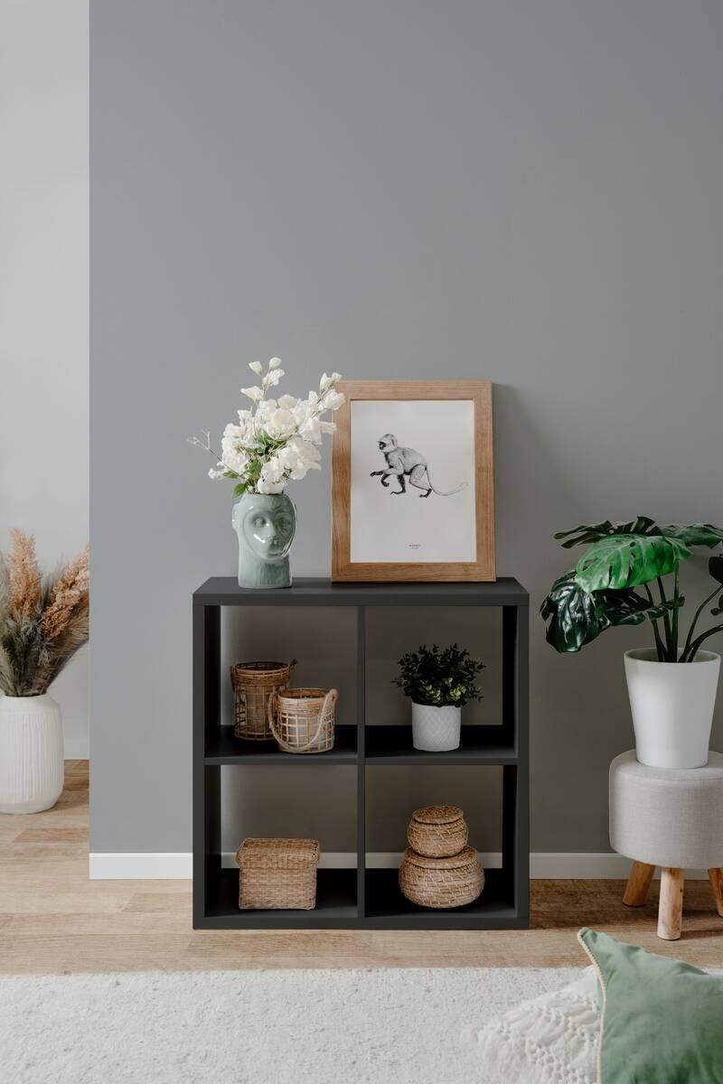 Raumteiler Max anthrazit B/H/T: ca. 73x73x33 cm