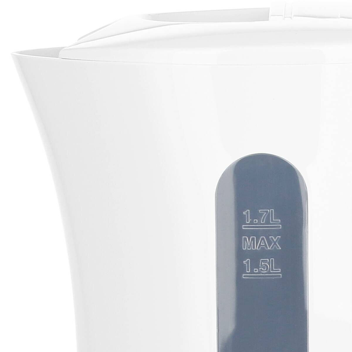 Emerio Wasserkocher WK-123483.1 weiß Kunststoff H/D: ca. 21,6x17 cm ca. 1,7 l