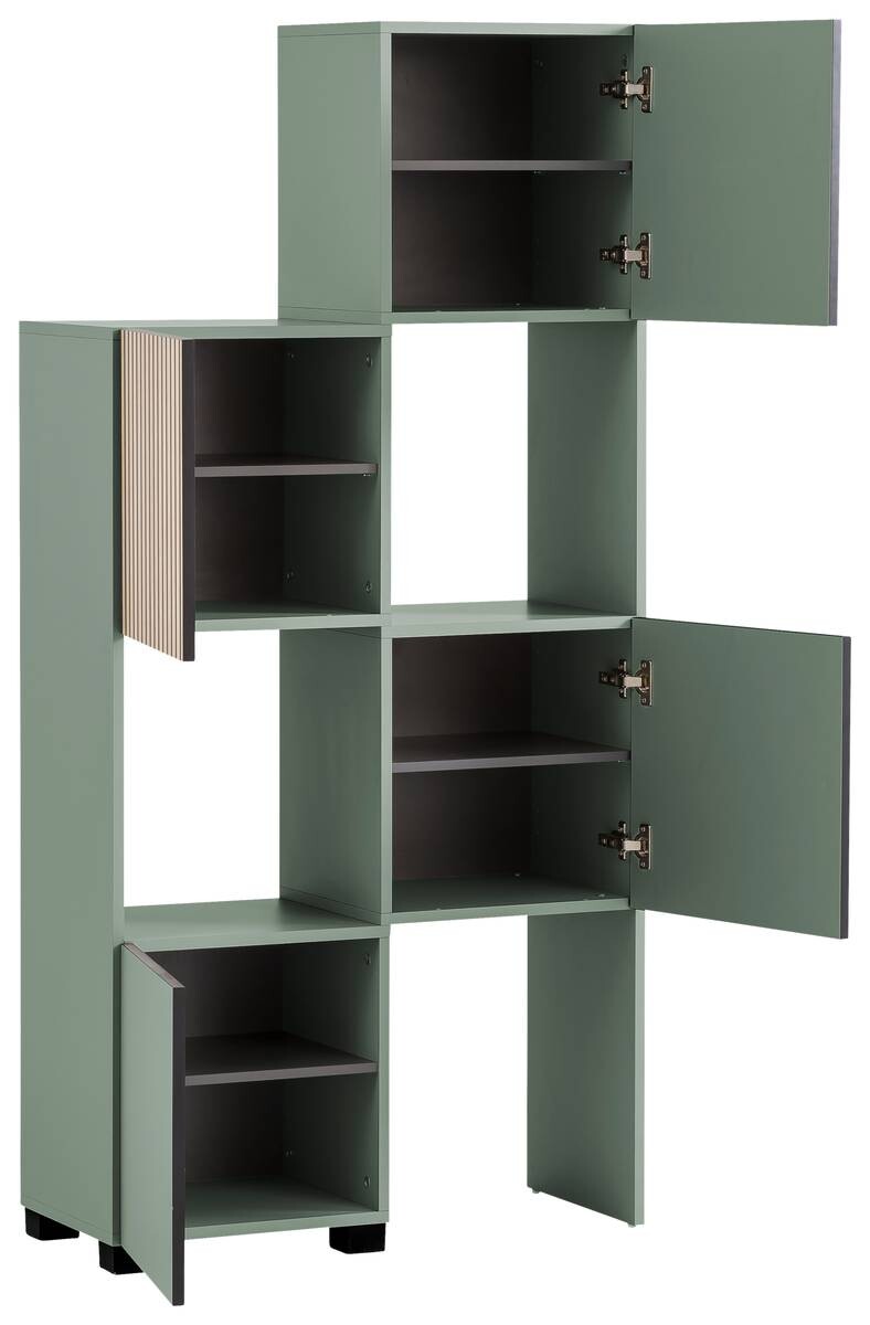 Regal Alexa Pistazie B/H/T: ca. 76x165,1x33,1 cm