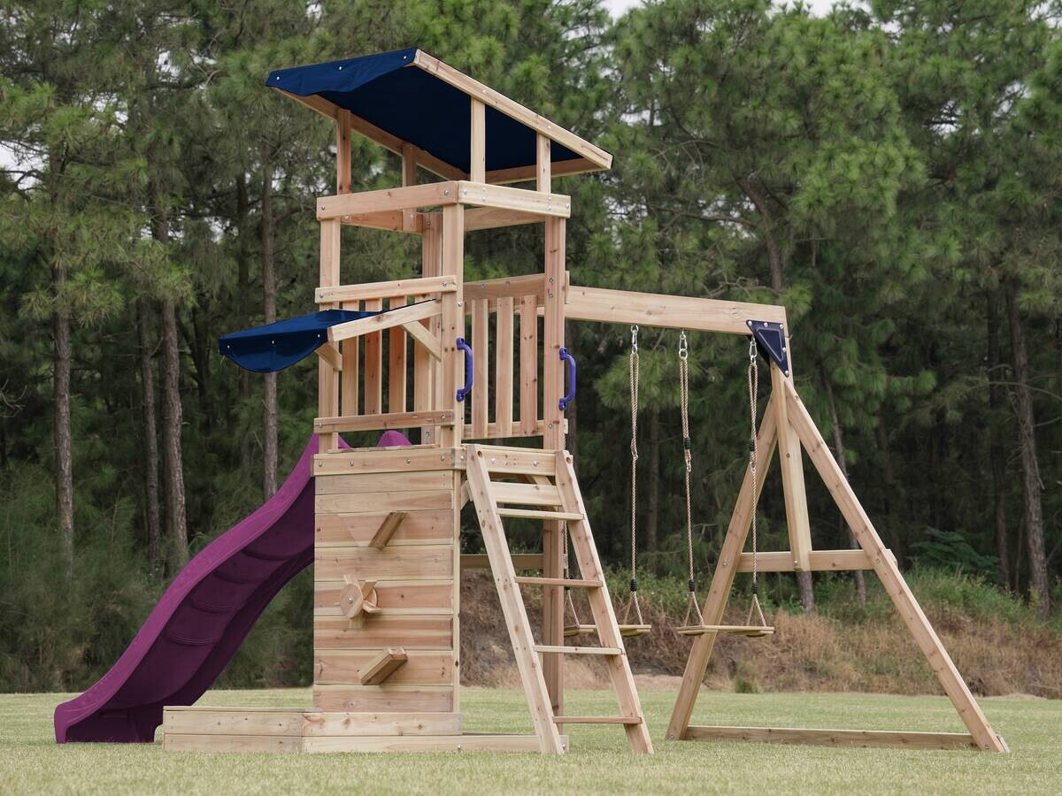 AXI Spielturm Malik braun B/H/L: ca. 345x270x336 cm