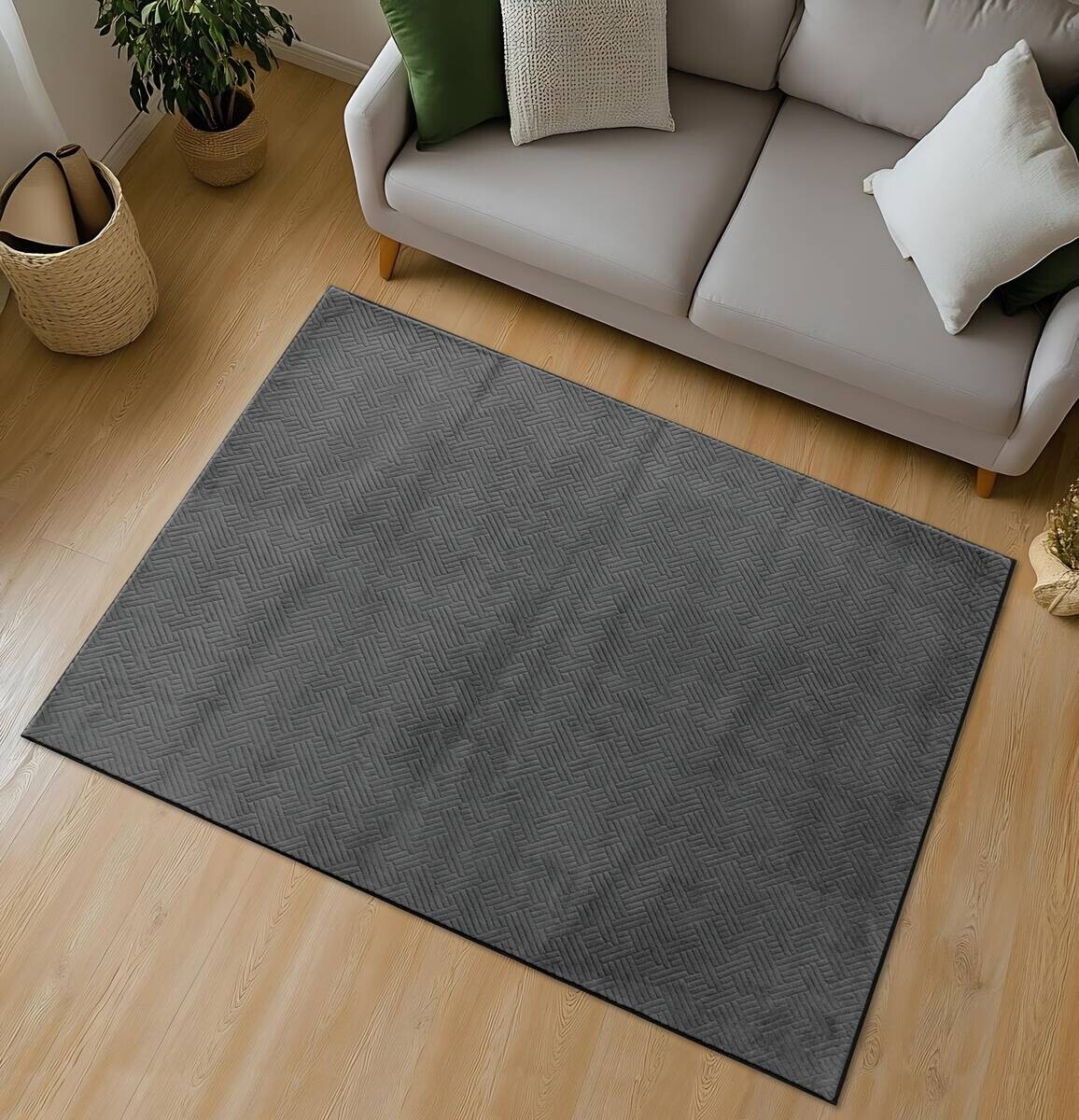 Fellimitat Monaco stone B/L: ca. 120x160 cm