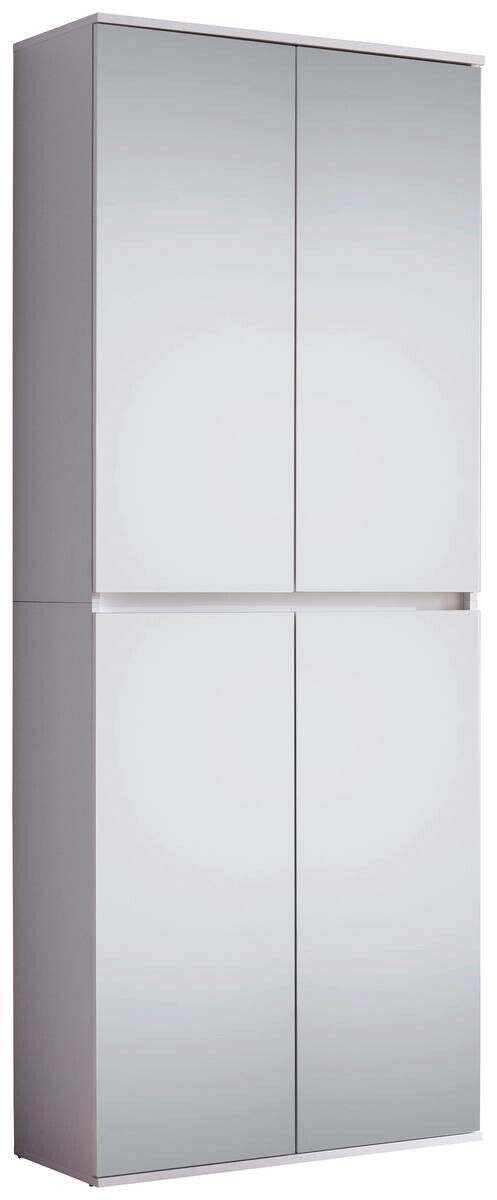 Garderobenschrank Mirror weiß B/H/T: ca. 74x191x34 cm