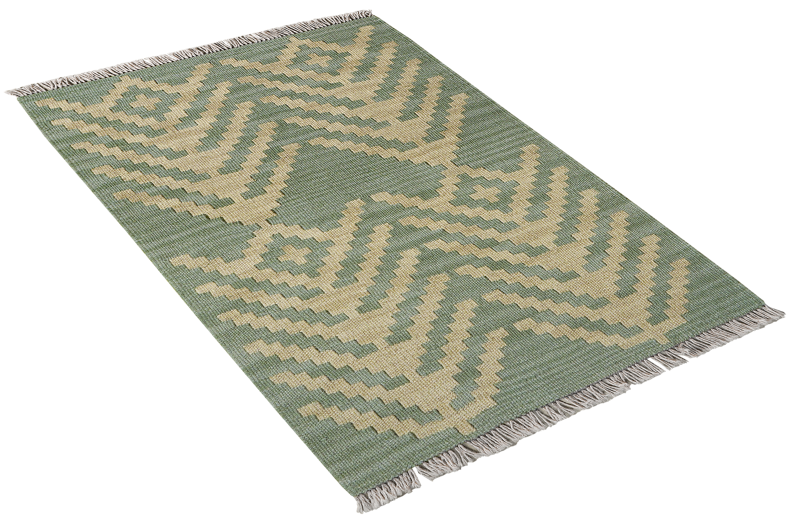 PersaTepp Teppich Kelim Gashgai grün B/H/L: ca. 61x1x88 cm PersaTepp Teppich Kelim Gashgai grün B/H/L: ca. 61x1x88 cm