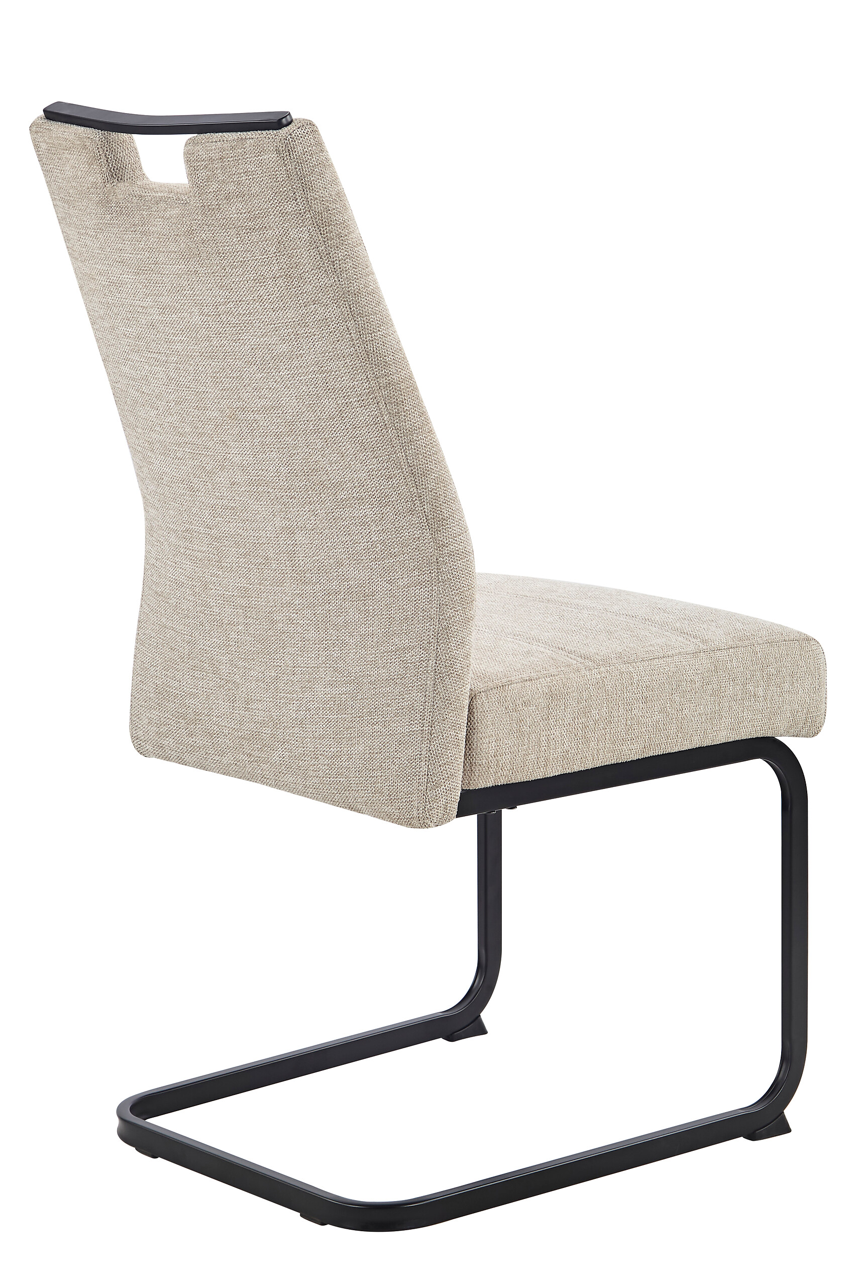 Schwingstuhl Kerstin II beige Webstoff B/H/T: ca. 47x100x65 cm