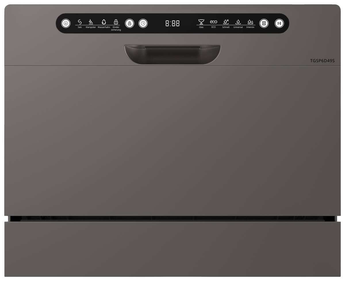 POCOline Tischgeschirrspüler TGSP6D49S silber B/H/T: ca. 55x45x50 cm