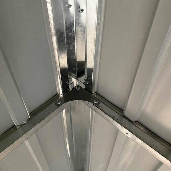 vidaXL Gartenhaus anthrazit B/H/T: ca. 277x181x110,5 cm