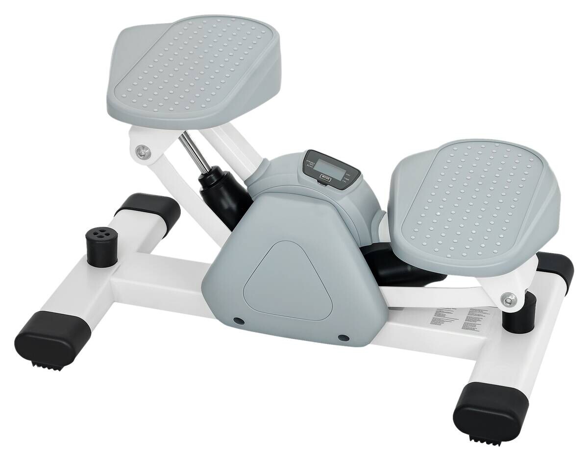 SPORTNOW Mini Stepper grau Kunststoff B/H/L: ca. 31,5x26x50,5 cm
