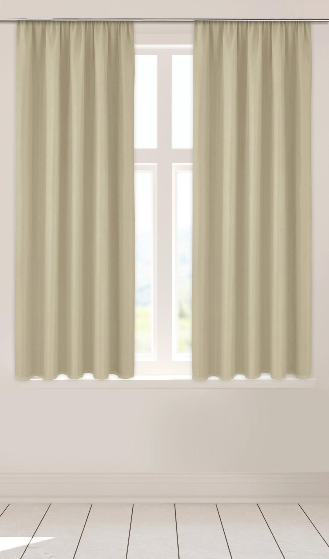 Verdunklungsvorhang Linus kitt B/L: ca. 140x175 cm