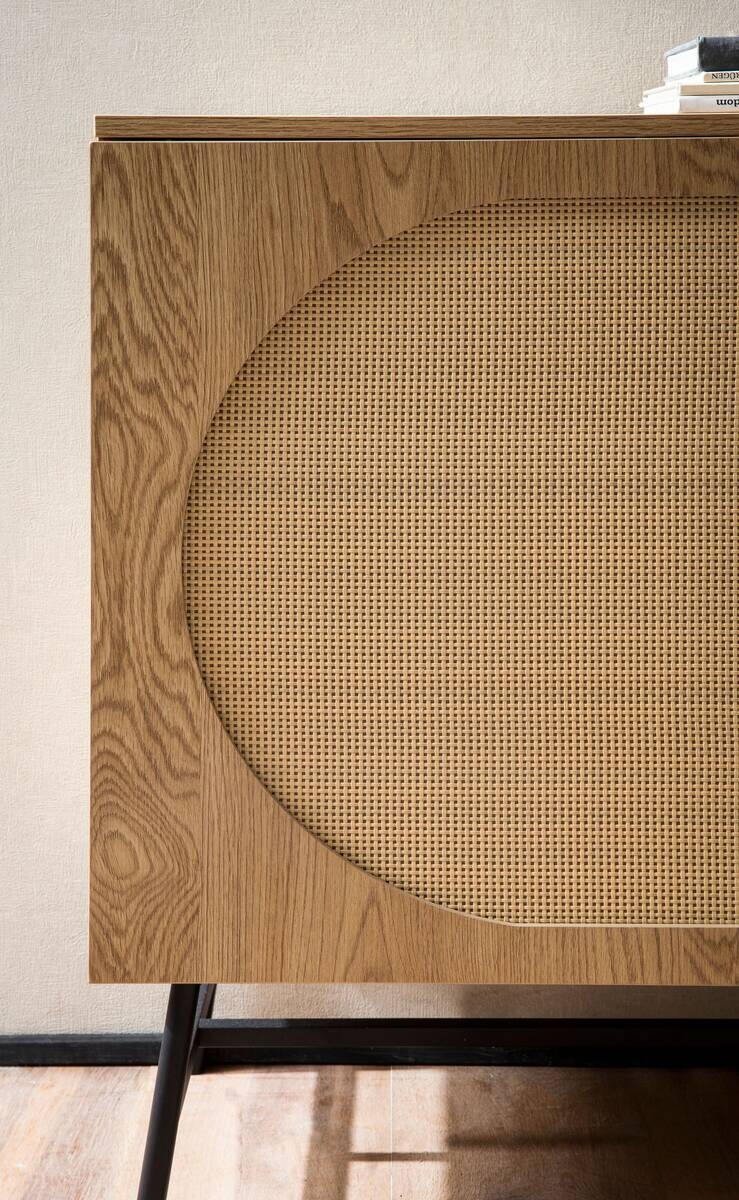 Sideboard natur Eiche Optik B/H/T: ca. 140x80x40 cm