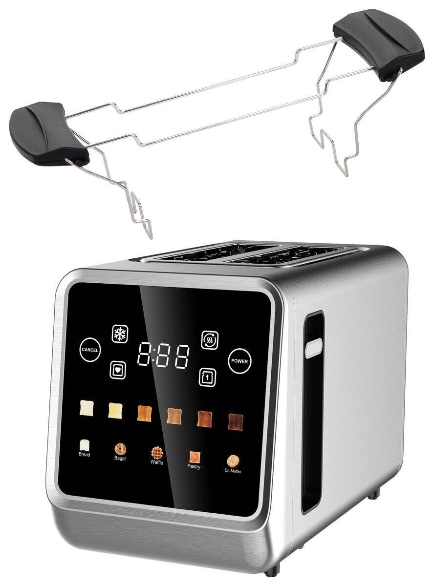 Emerio Toastautomat TO-132741.1 Edelstahl Metall Kunststoff B/H/T: ca. 20x21x31 cm