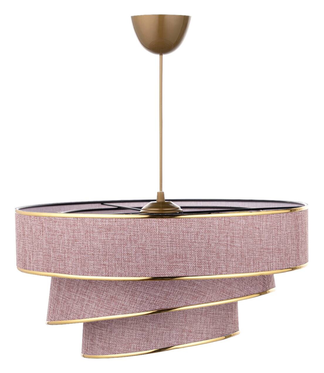 Opviq Pendelleuchte Couper gold B/H/T/L/D: ca. 40x72x40x40x40 cm E27 1 Brennstellen